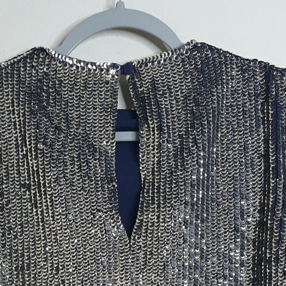 NWOT Topshop Gold Sequin Cropped Top 2 Date Night Party Event Club - Picture 6 of 10